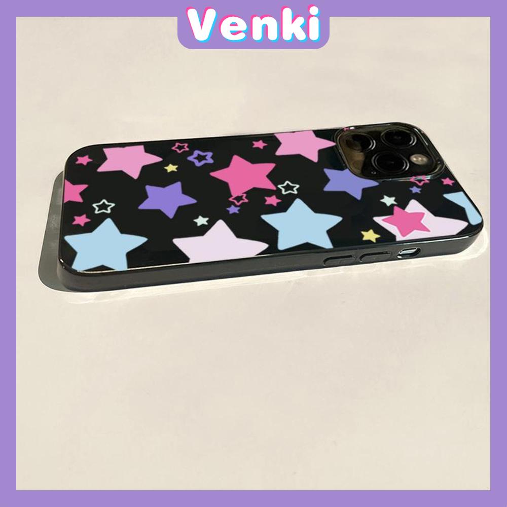 iPhone Case For 14 Series TPU Soft Case Dazzling Stars Glossy Black Candy Case Camera Protection Shockproof For iPhone 14 13 12 11 Plus Pro Max 7 Plus X XR