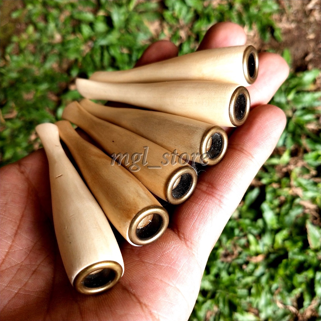 Pipa Rokok bahan kayu Kopi lubang multi gurih / pipa once rokok handmade 8,5cm