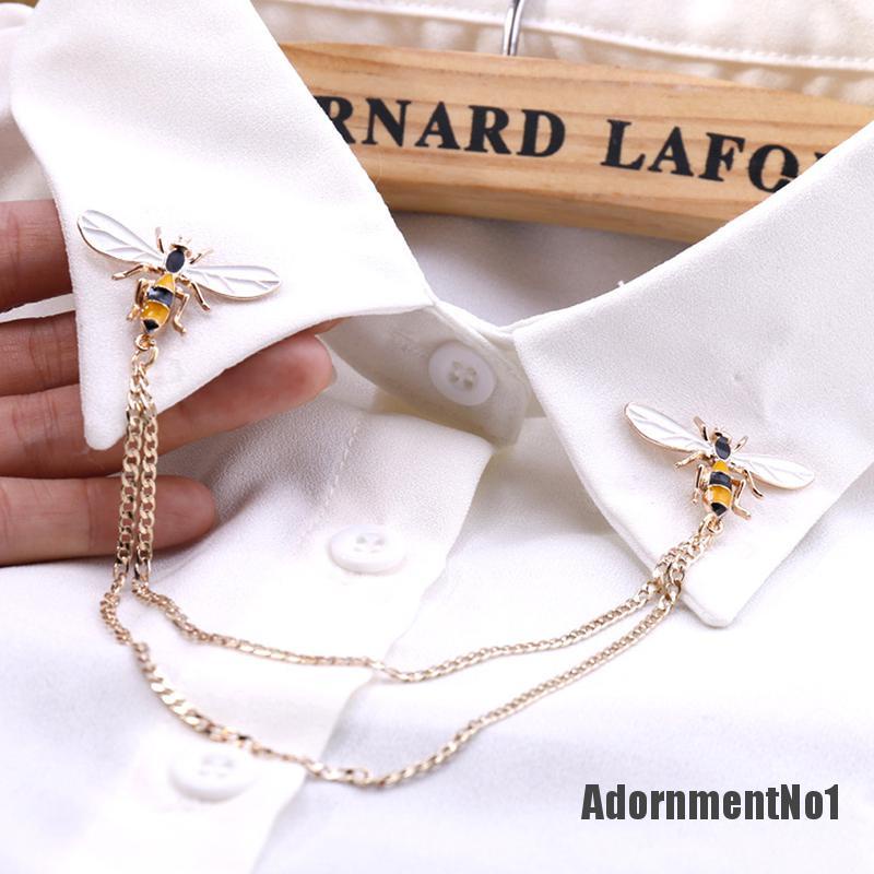 (Adornmentno1) Bros Pin Bentuk Lebah Bahan Alloy Gaya Vintage Untuk Pria