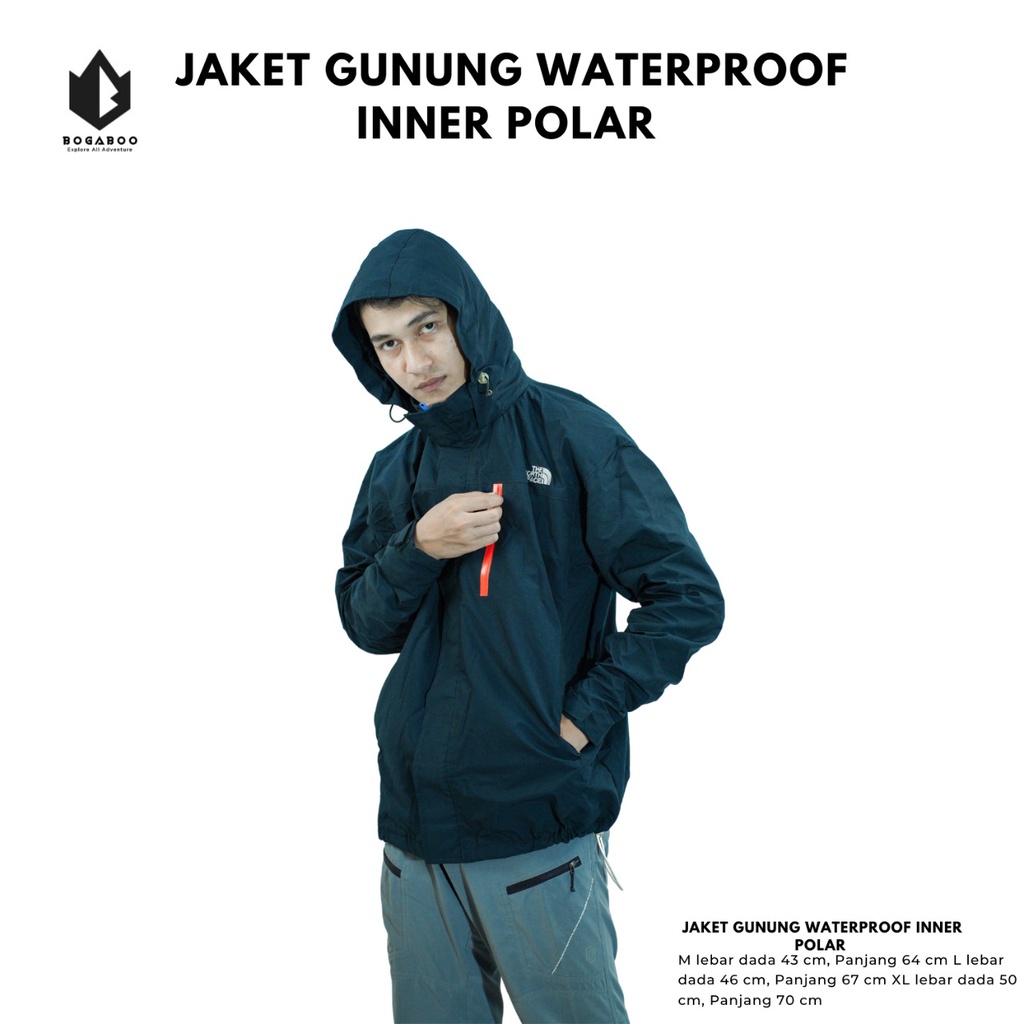 Bisa [COD] Jaket Gunung Waterproof - Jaket Outdoor Windbreaker - Jaket WP - jaket gunung - jaket outdoor