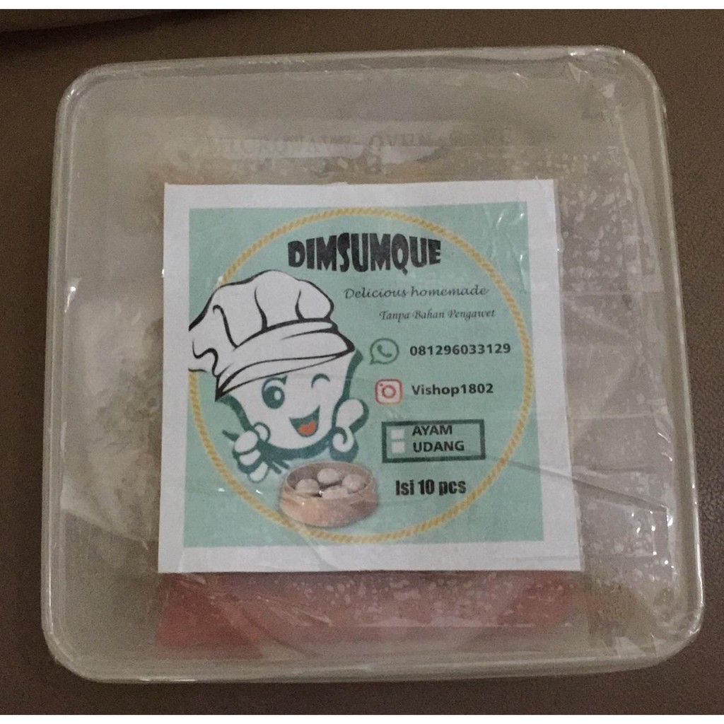 

DIMSUM HOMEMAD AYAM/UDANG 1 BOX ISI 10PCS