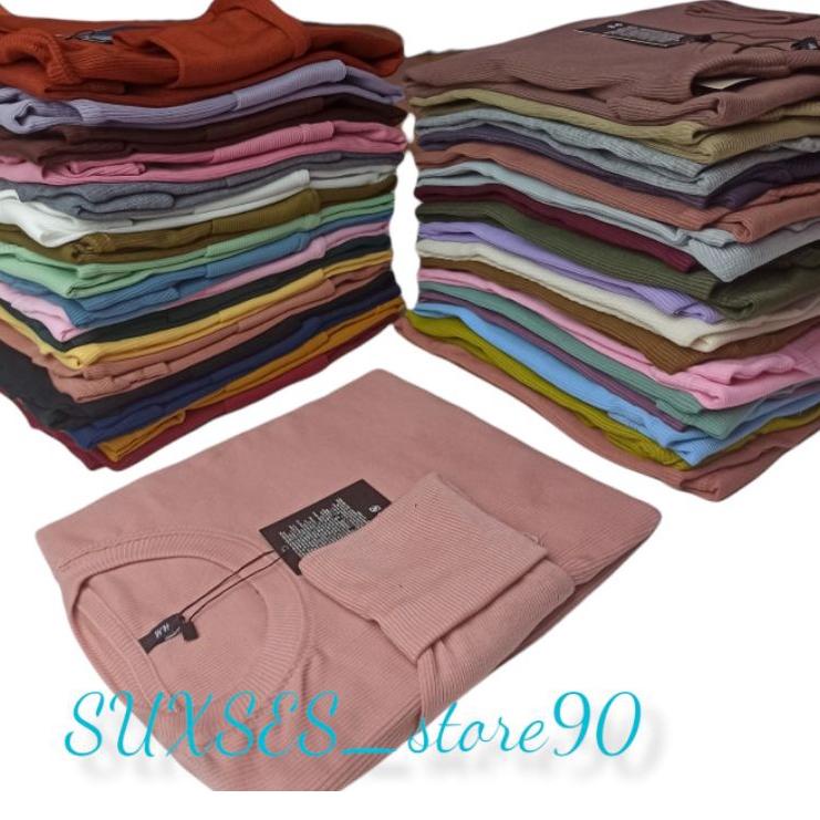 part 1)kaos rib premium/kaos lengan panjang /kaos polos ‑ MWK.20Au22ᴬ