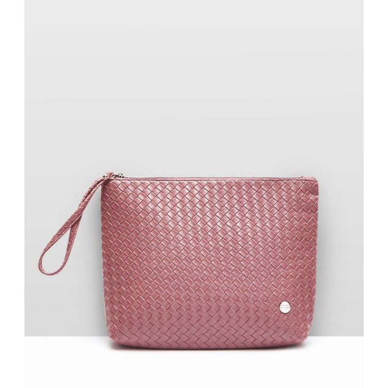 KEYNIE / WOVENNA DARK PINK / PAOLA POUCH BY SOPHIE OFFICIAL PROMO ORIGINAL BRUNBRUN PARIS