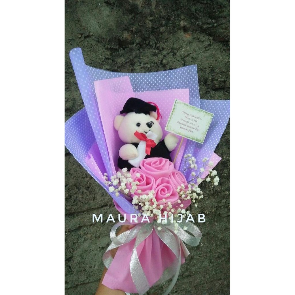 KOLEKSI" BUKET KERUDUNG HIJAB BONEKA WISUDA GH3771 DF09