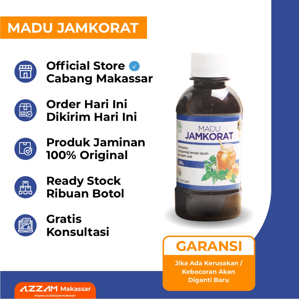 

Madu Jamkorat Obat Asam Urat Dan Kolesterol Tinggi