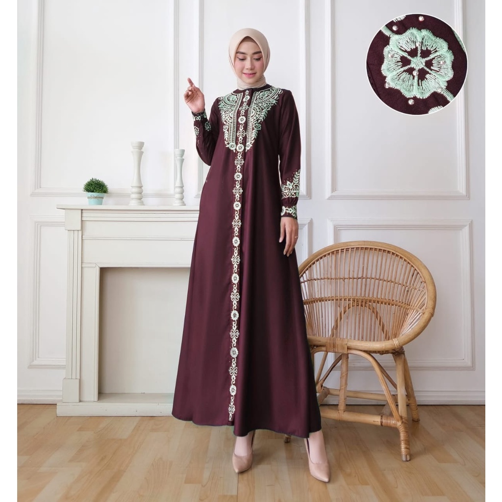 WILI MUSLIM / GAMIS MADINA MOANA BY RAZZAQ COLLECTION / DRESS MUSLIM WANITA PREMIUM TOYOBO TERBARU 2