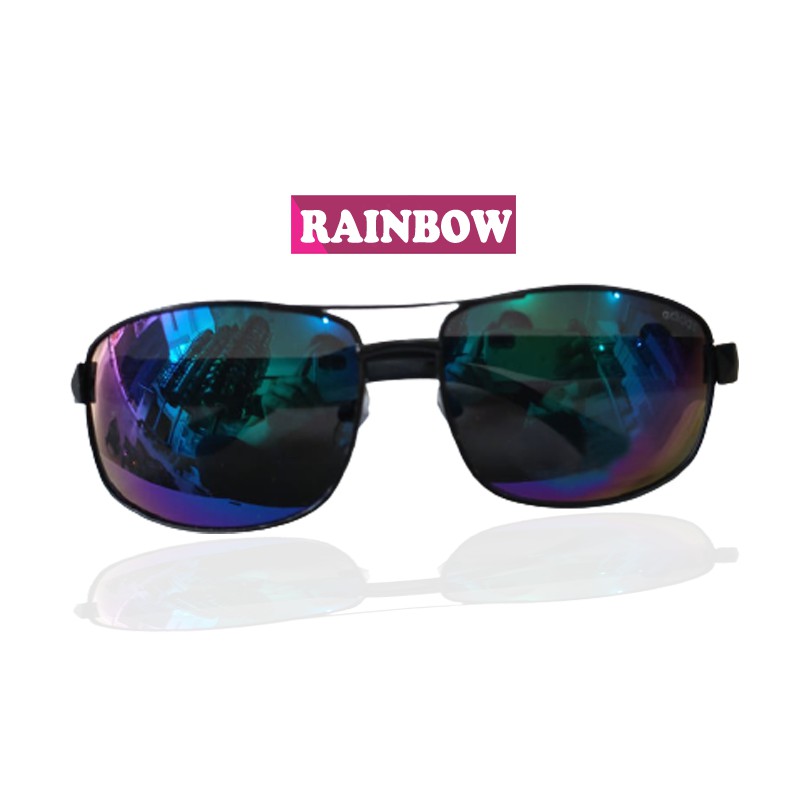 COD kacamata hitam pria wanita retro lensa mirror fashion street sunglasses kaca mata hitam korea