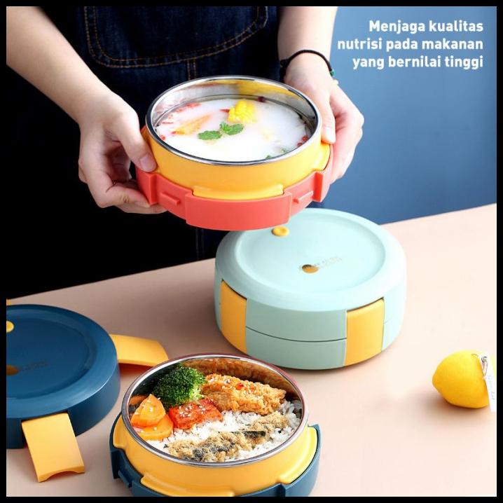 Starlight Outlets | Kotak Makan Stainless Steel Kotak Makan Siang Kantor Lunch Box