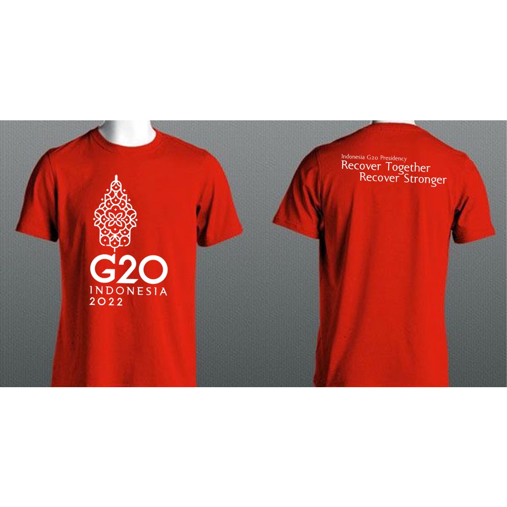 BAJU G20 - KAOS KTT G20 INDONESIA - TSHIRT KTT G20 2022 INDONESIA // KAOS G20
