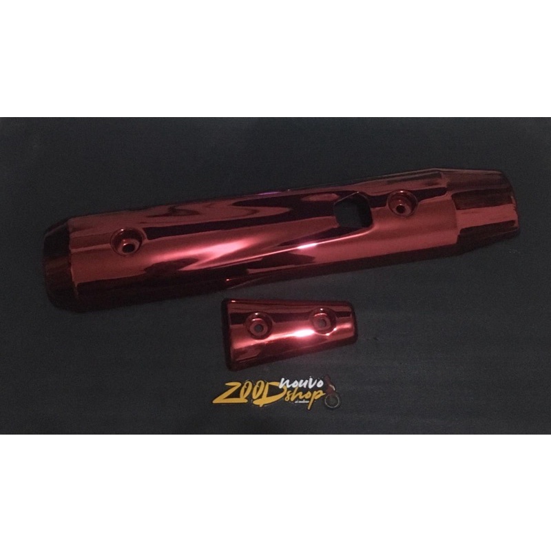 tameng knlpot Nouvo merah