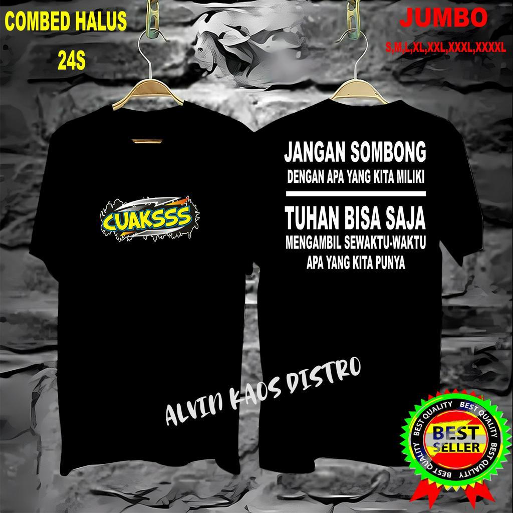 Cod/Kaos DB CUAKS JANGAN SOMBONG Kaos Terlaris Kualitas Terjamin Kaos Pria Distro Hits2022/Kaos Murah Kaos Cotton 30s Kaos katun/Kaos Bergambar Kaos Distro Kaos Pria Dan Wanita Kaos Kata2 Lucu Kaos Viral/Kaos Promo/Best Seller