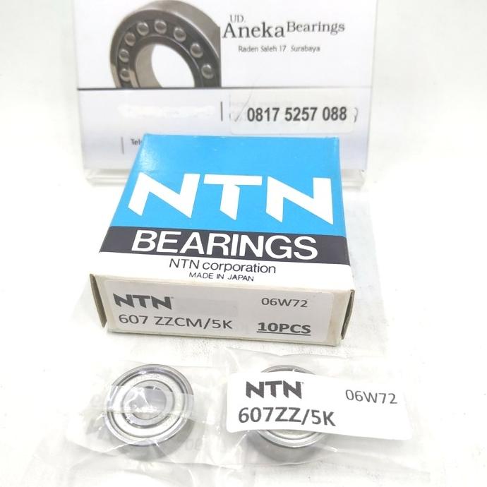 BEARING 607 ZZ NTN JEPANG 607ZZ PANCING DINAMO GERINDA MAKITA anekab37 Berkualitas