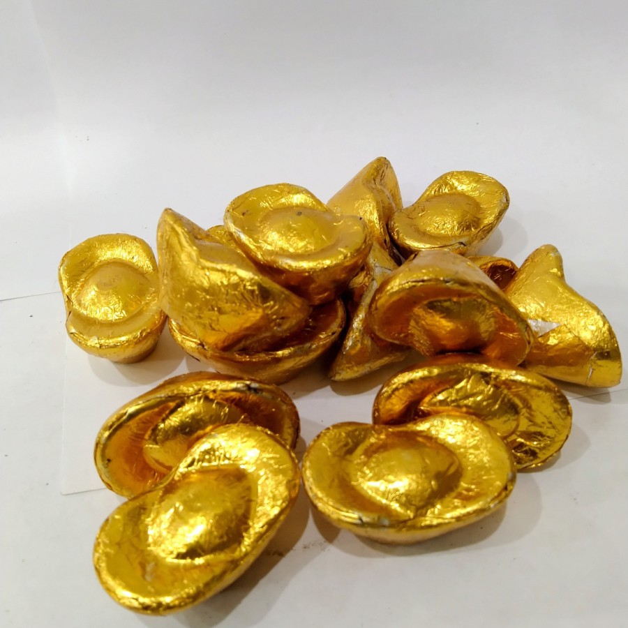 

500 gr coklat bentuk uang RRC kuno / chocolate yuan boa gold