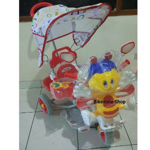 Dijual Sepeda Roda Tiga Family anak Lebah ban besar full musik suspensi Diskon