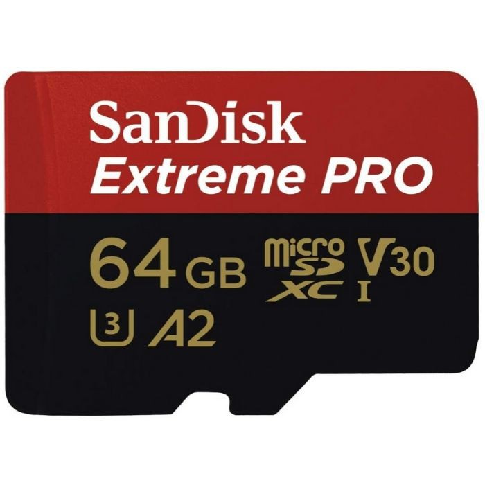 Memory Card | Micro SD 64GB SanDisk Extreme Pro up to 170Mbps U3 A2 V30 - Garansi Resmi Lifetime