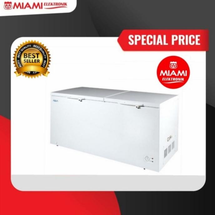 :::::::] Chest Freezer Aqua AQF500WTD / Freezer Aqua AQF500W TD