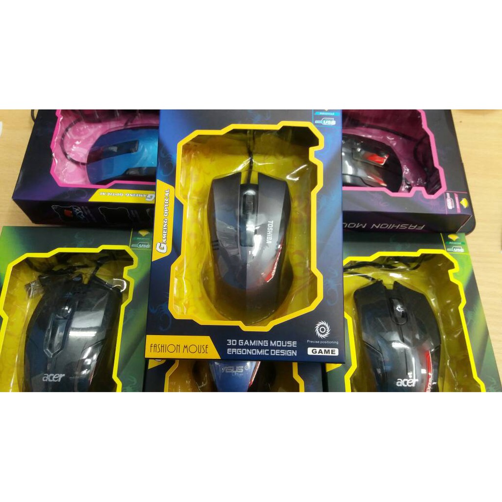 Mouse Gaming Optical USB Komputer Laptop Asus Acer Toshiba