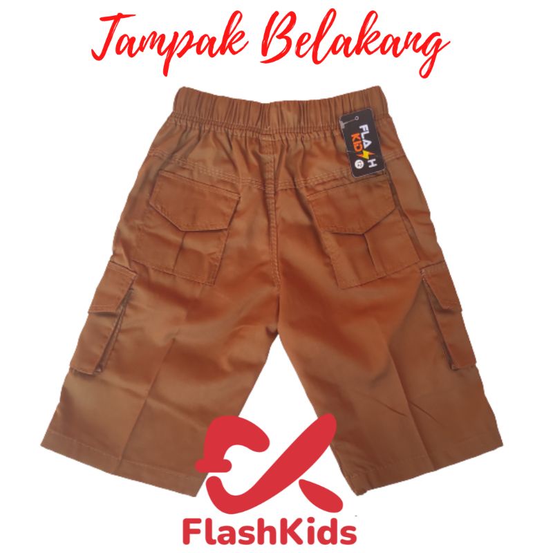 Flashkids Celana Anak Cargo Pendek 2-10 Thn
