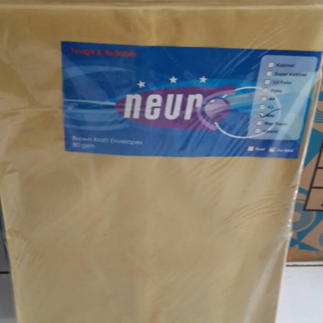 

Amplop coklat super Map