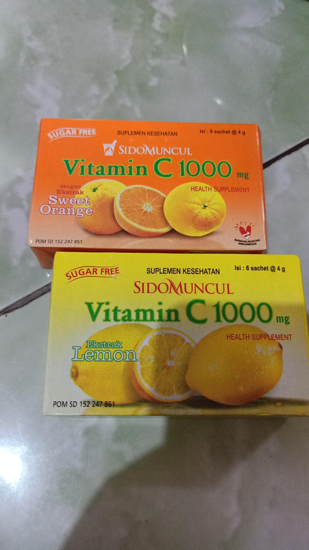 Sido Muncul Vitamin C 1000 Serbuk 6 S Jaga Daya Tahan Tubuh Shopee Indonesia