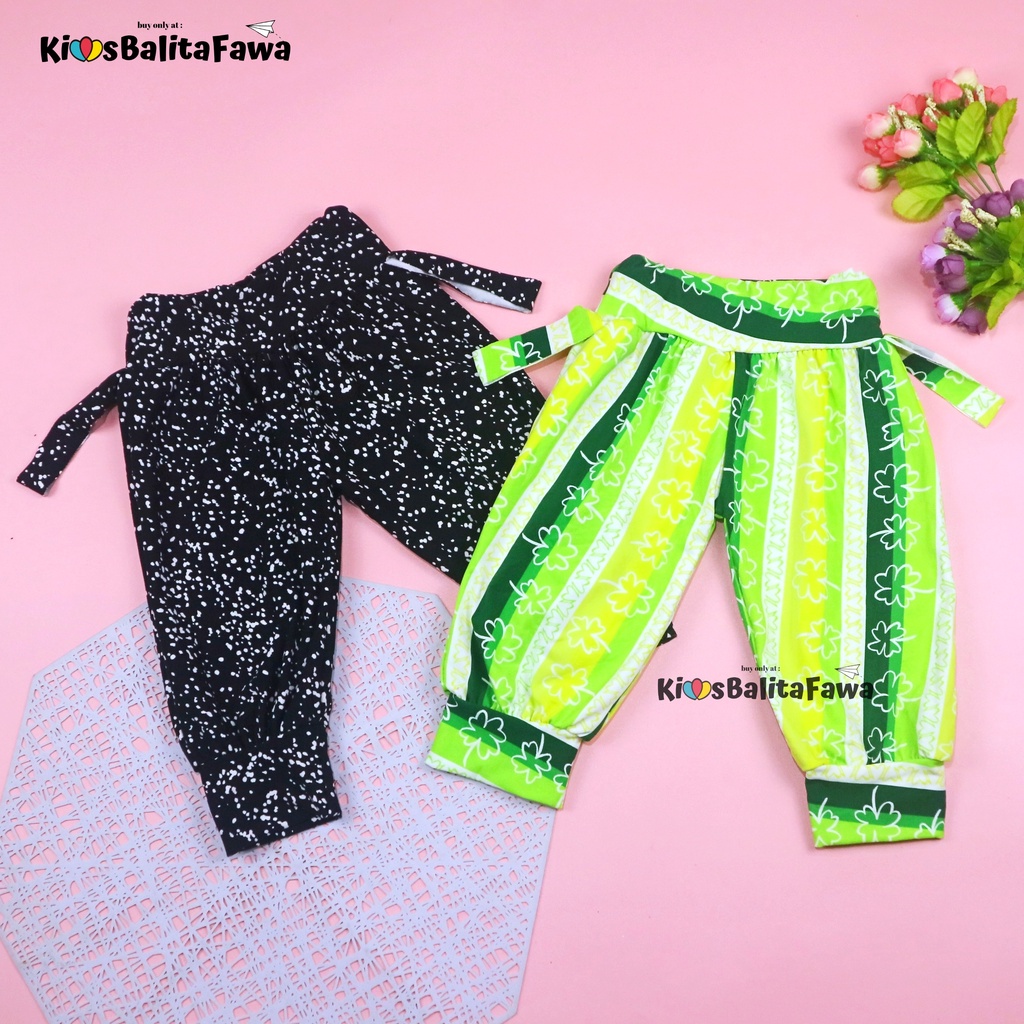 Aladin Carlissa Uk 0-18 Bulan / Celana Bayi Anak Cewek Murah Panjang Adem Motif Pants Lucu Grosir babycinnamon