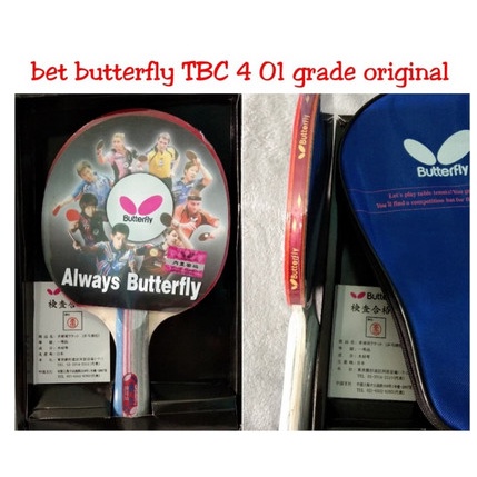 Bat / Bet Pingpong / Bet Tenis Meja Butterfly Tbc-401 + Cover #98