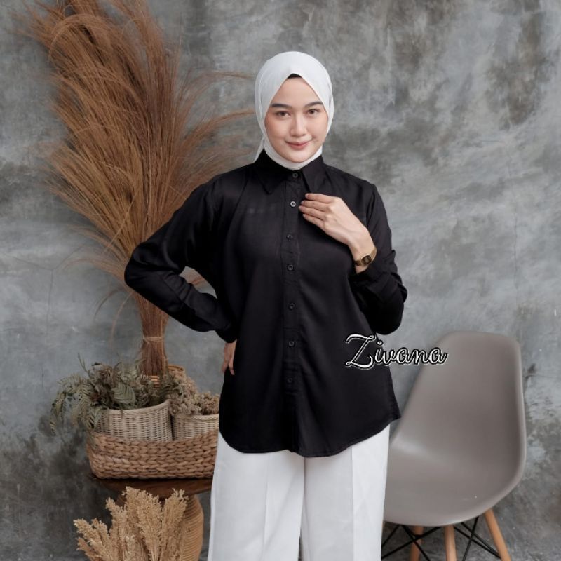 Kemeja Rayon Twill LD ±112cm //JF536