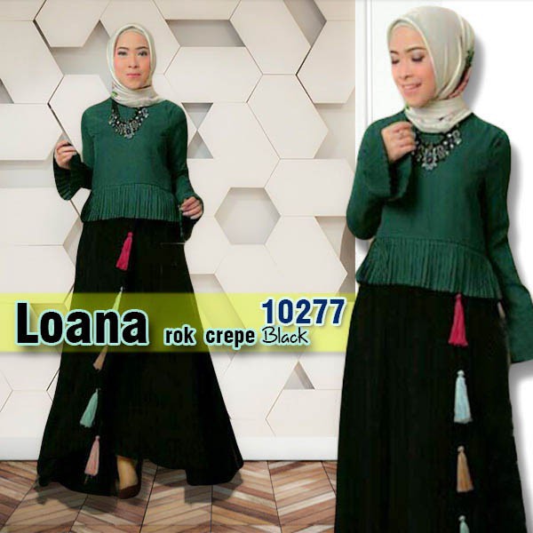 BAJU MUSLIM GAMIS SYARI rok syari simple kualitas bagus 10277
