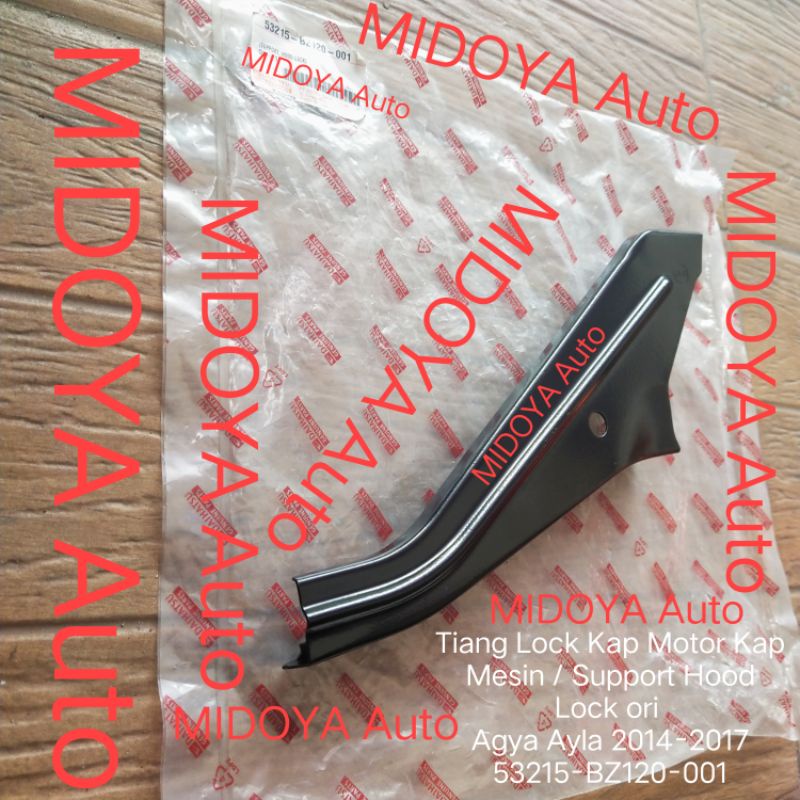 Tiang Lock Kap Motor Kap Mesin Agya Ayla 2014-2017 ori 53215-BZ120-001