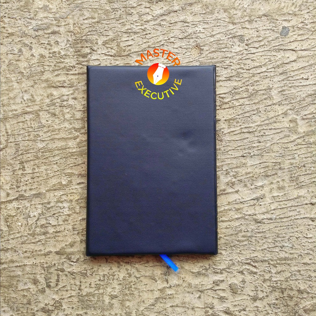 Erica Agenda Kancing Tipis Boeing 777 Hitam Black / Planner