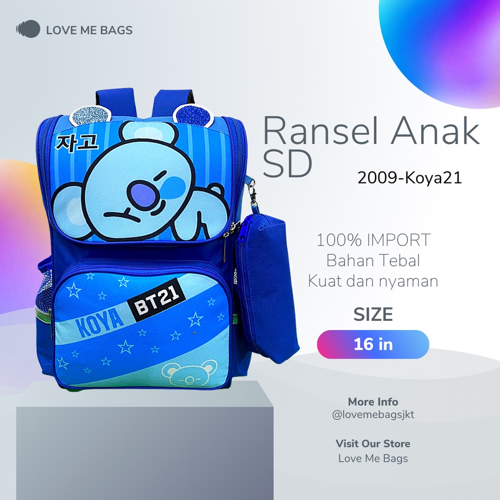 ( bisa cod ) PROMO TERBARU Ransel tas anak sekolah sd import terbaru 2021 karakter lucu 21 Tas anak sekolah SD perempuan Tas anak sekolah SD laki laki Ransel anak karakter import premium lucu besar Tas anak import korea Tas anak import murah original