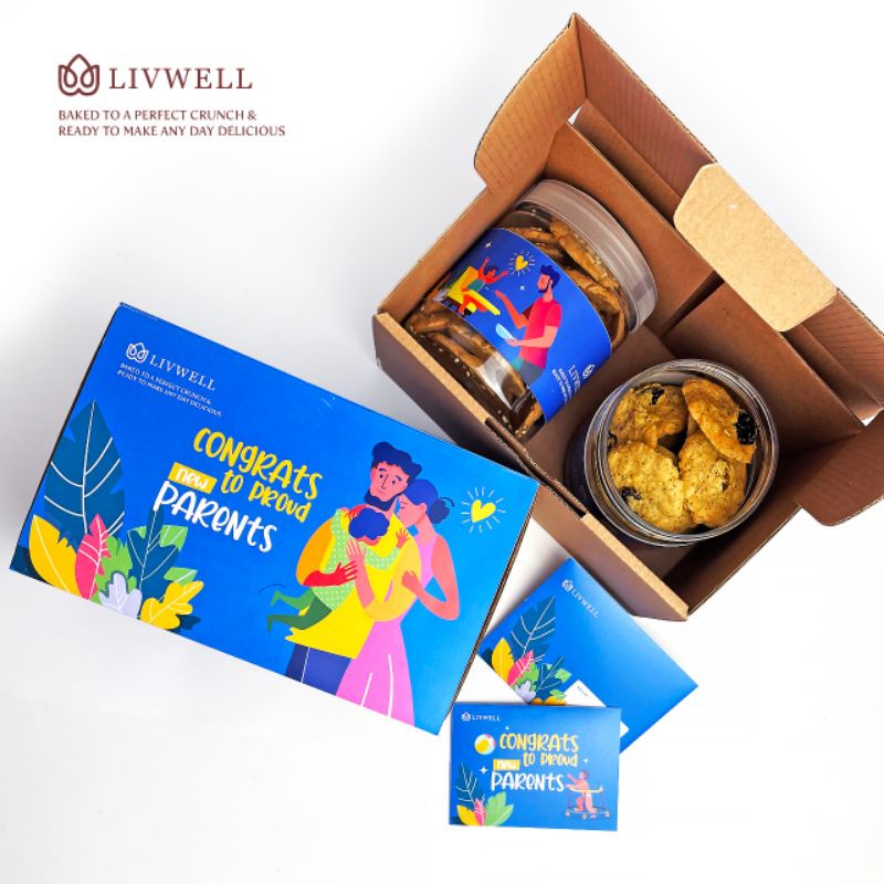 

[EXCLUSIVE HAMPERS] Oatmeal Cookies New Family - LIVWELL (Free Card)