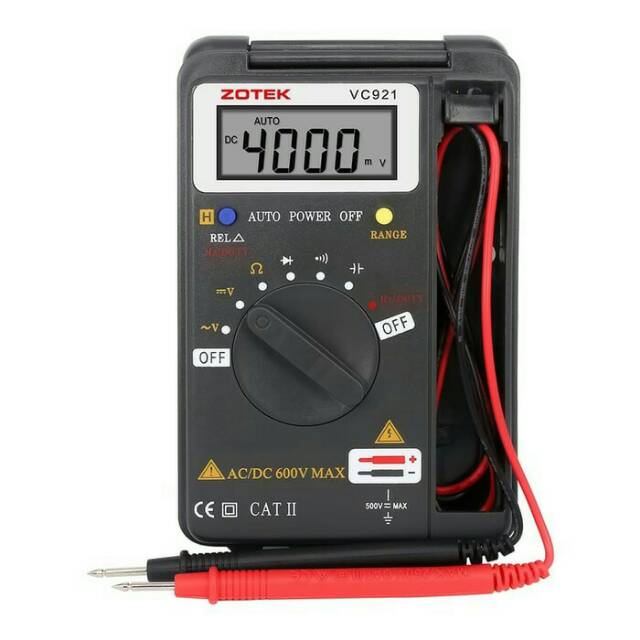 Multimeter Digital Pocket Mini ZOTEK VC921