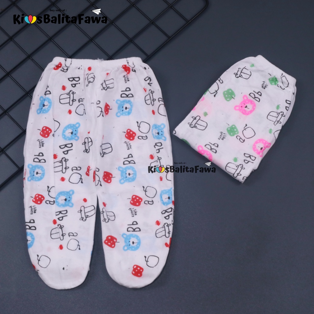 ( ISI 6-12 PC )  Celana Bayi Tutup Kaki 0-3 Bulan / SNI Perlengkapan Baju Bayi New Born Celana Panjang Baby Pants Laki Perempuan Babycinnamon