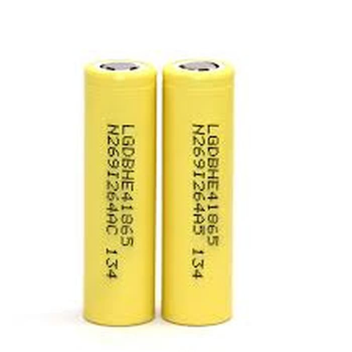 Baterai LG HE4 2500mAh 18650 20A-35A High Drain Li-ion IMR