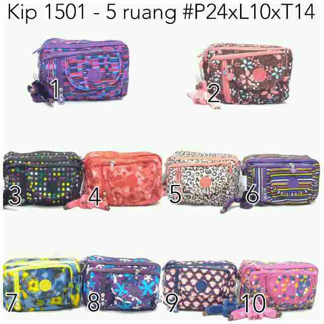#TasWanita Cantik - Tas Kipling 1501 motif selempang