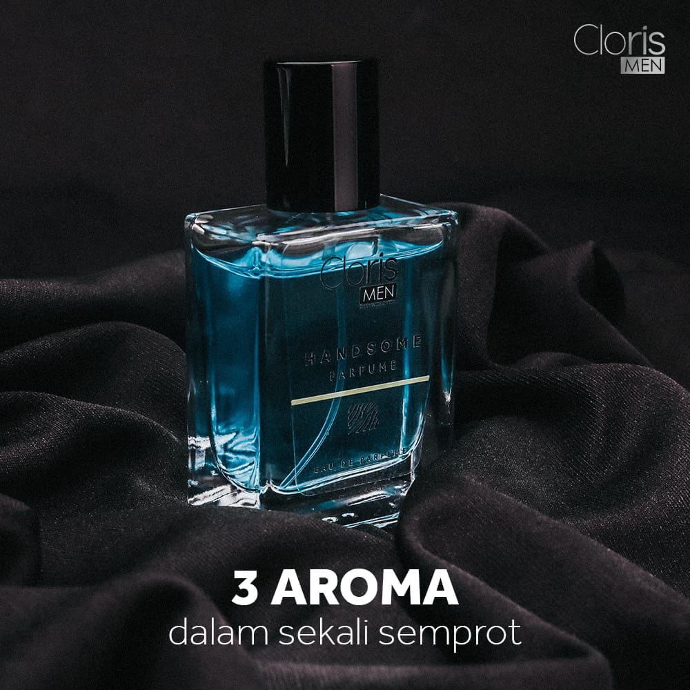 Clorismen Handsome Parfume 3in1 Aroma Exclusive Eau De Parfum Pria Wangi Soft Tahan Lama Bpom Original