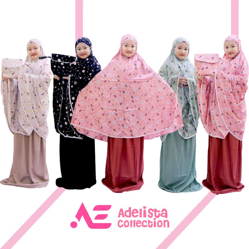 MUKENA ANAK TANGGUNG  RAYON / mukena remaja tanggung traveling