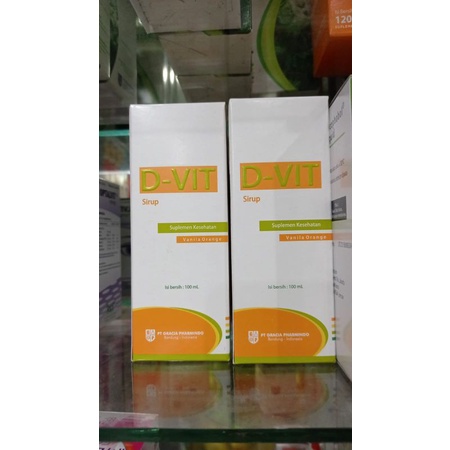 D-Vit vitamin D sirup untuk anak dan dewasa isi 100ml