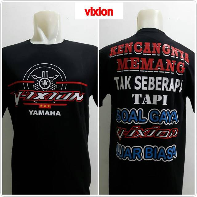 Kaos distro baju tshirt  vixion luar biasa/ pakaian pria/kaos distro/kaos motor vixion