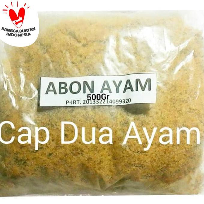 

Abon Ayam Cap Dua Ayam 500 Gr