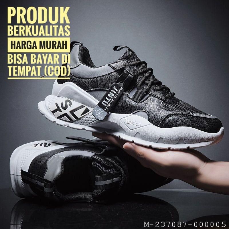 SEPATU SNEAKERS JINTU PRIA KEKINIAN VFSO-057WARNA: HITAM FULL, PUTIH KUNING, PUTIH FULL, PUTIH HITAM