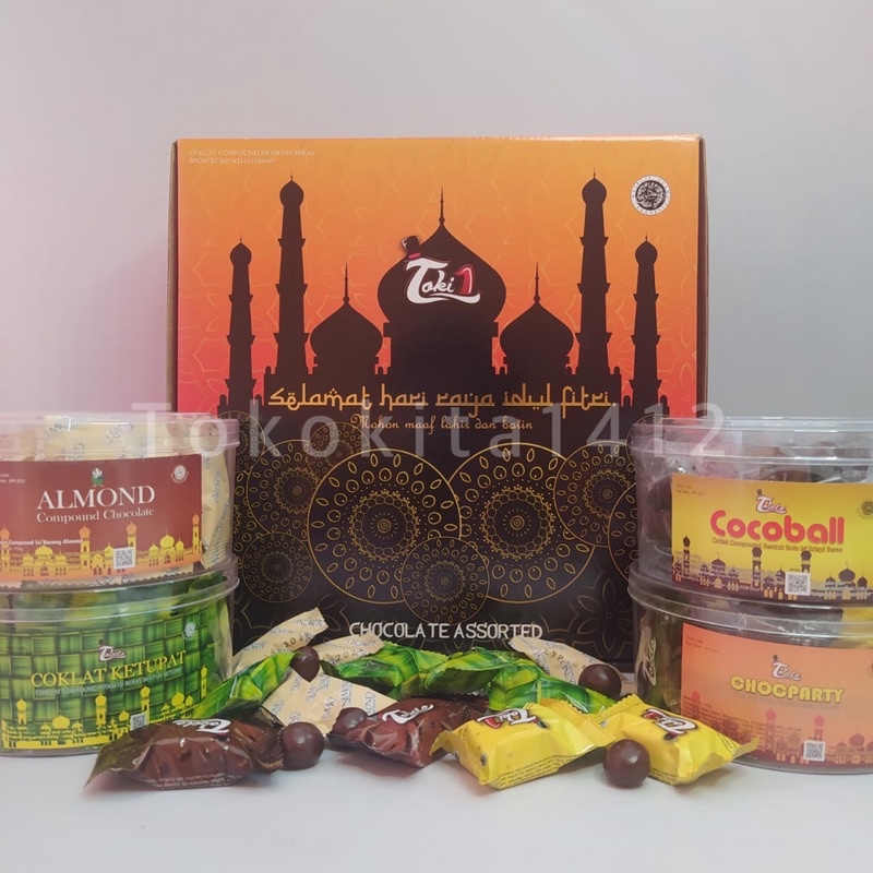 Hampers Lebaran Coklat Tobelo Toki Chocolate Assorted