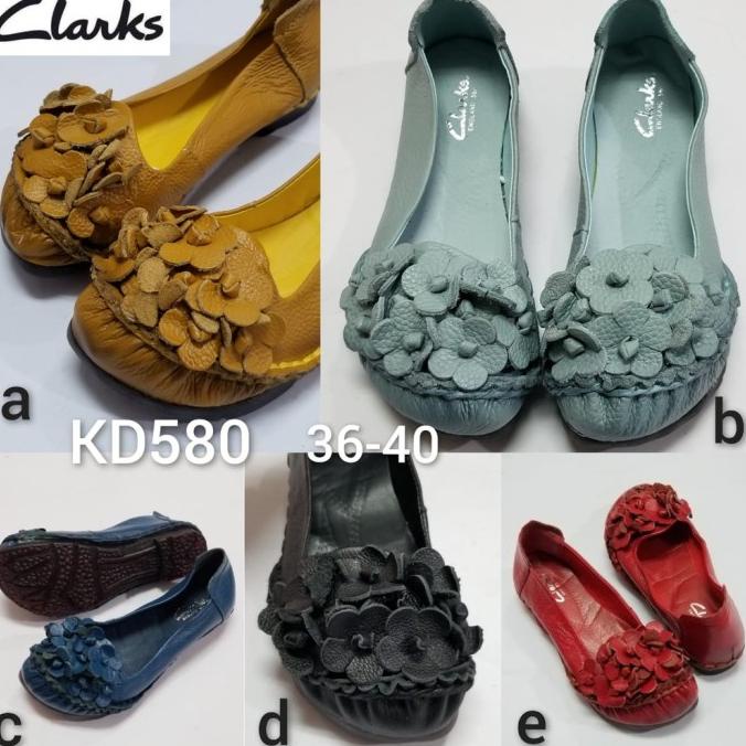 KD 580 Sepatu clarks wanita/sepatu kulit wanita/clarks original/clarks Termurah