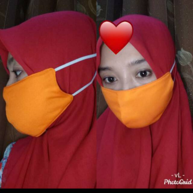 Masker kain kaos tc(pesanan reseller)