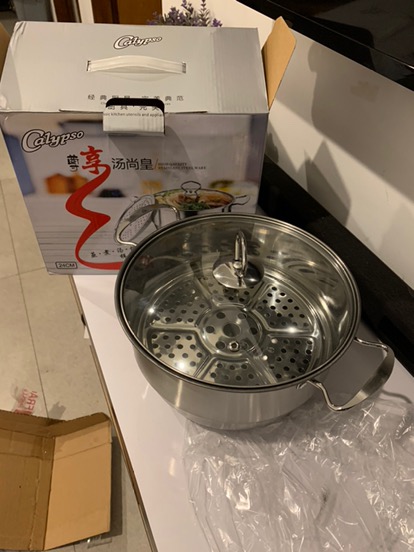 Panci Kukus Tutup Kaca Kecil Stainless Murah / Panci Kukusan Tutup Kaca Stainless Stell 24 Cm