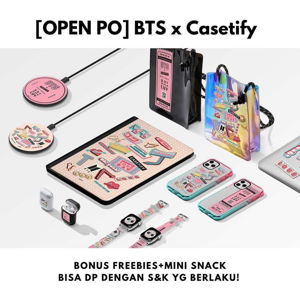 [PO] BTS x Casetify Boy With Luv Merch - iPhone Case/iPad