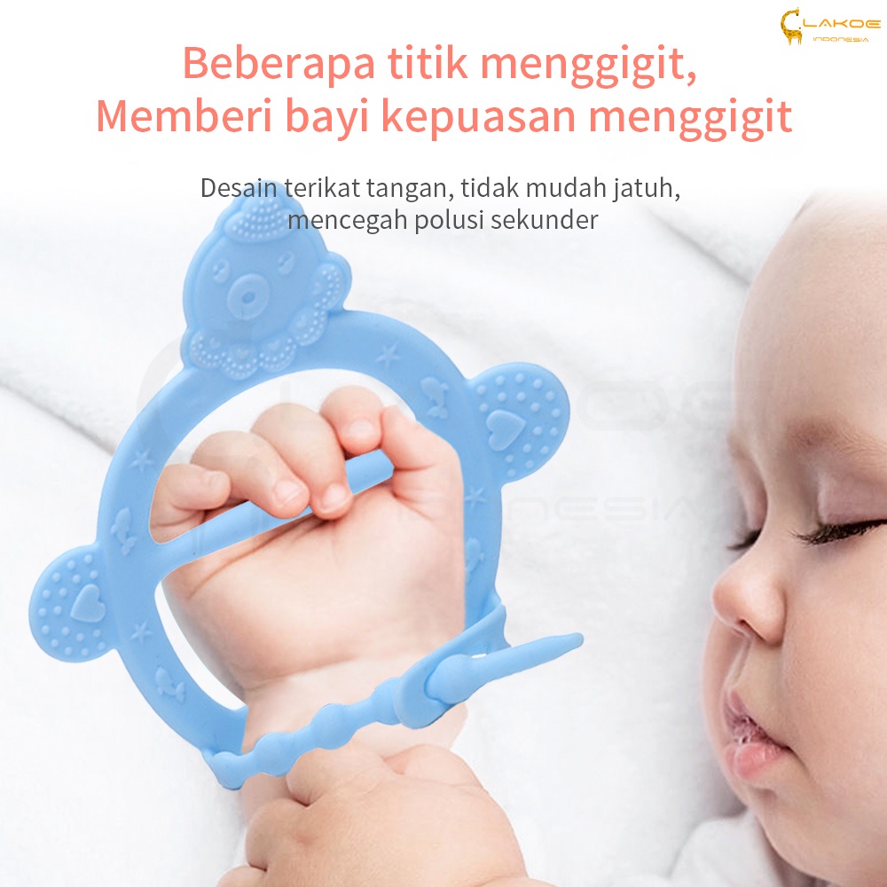 LAKOE  Teether bayi/ Teether Gelang / Gigitan Bayi Bentuk Gelang