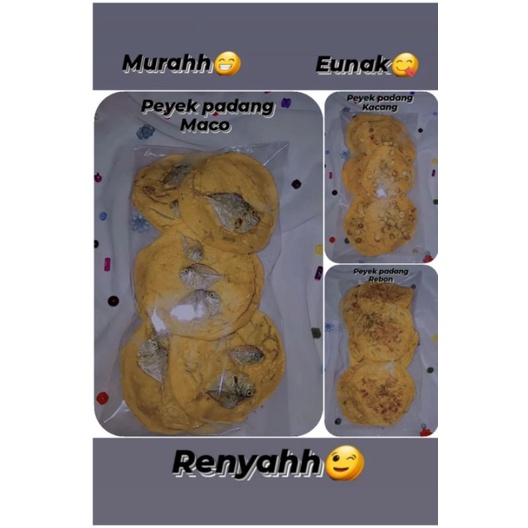

PEYEK MACO ASLI PADANG GURIH 100 GRAM ENAK DAN GURIH