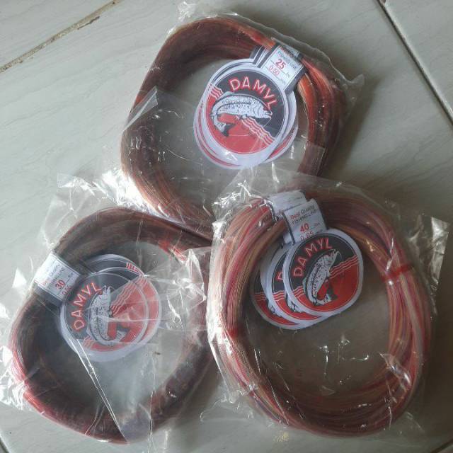 Senar pancing Damyl warna pelangi panjang 300m